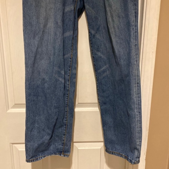 Y2K Rocawear Baggy Wide Leg Embroidered Design Pocket Jeans Men’s Size 32 - Picture 2 of 11